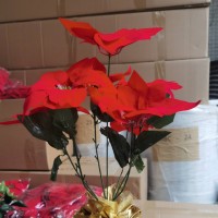 Wholesale Making Decorative artificial Christmas flower