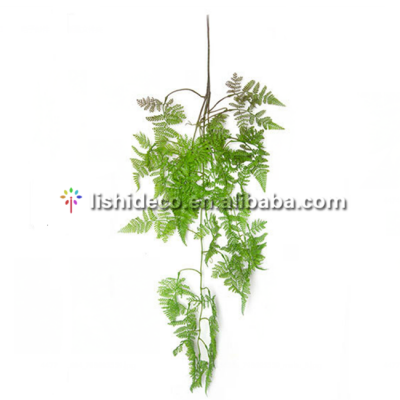 artificial pine leaf branch wall hanging leaves, artificial fern leaf