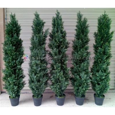 High Quality Large Artificial Decorative Cedar/Cypress Tree/cone For sale