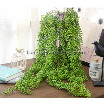 Cheap and high quality artificial wall hanging plant for home decoration