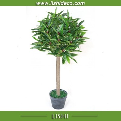 Home Decoration Artificial Plastic Olive Ball Tree