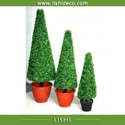 Faux Buxus Cone Tree Boxwood Topiary