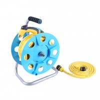 Portable garden metal high pressure water flat garden 2 inch hose reel